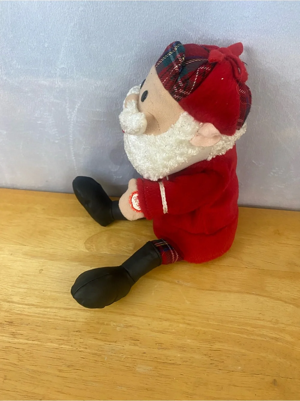 Gemmy Animated Rudolph the Red-Nosed Reindeer Dancing Santa Claus Plush